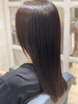 ヘアリゾート ルアーナ エルア(Hair Resort LUANA `elua) 【ブリーチ縮毛矯正履歴】酸性髪質改善縮毛矯正☆中橋