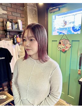 ドルチェ(Dolce) 外ハネbob×breach pink violet