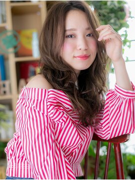 カバーヘアアンドスパ ブリス 浦和(COVER HAIR&SPA bliss) 外国人風透け感バレイヤージュセミディh4浦和20代30代40代