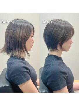 ミルシェ(MILSHE) ショートカット/白髪ぼかし/髪質改善/豊中/岡町