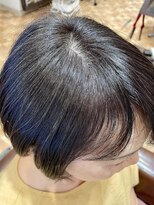 アイニ 河内小阪店(aini)&nbsp;白髪ぼかしカラー白髪ぼかしハイライト大人ショート30、40、50代