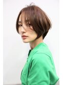 トップふんわりショートボブ