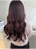 髪質改善カラー・ピンクブラウン・韓国・学割【豊見城・糸満】