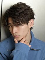 ルーシー 川越(LUCEY)&nbsp;センターパートフェザーパーマシャドウパーマメンズパーマ