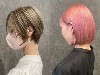 アンダーバーホワイト 南海難波店(_WHITE)の写真/【難波3分/年中無休/9-22時】360°綺麗なショート★輪郭や毛流れを見極め"個性×トレンド"をプロデュース！