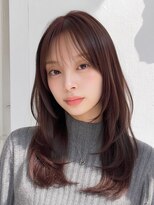 セントラル 三宮店(central)&nbsp;ワンカールレイヤー/簡単スタイリング/髪質改善/縮毛矯正/前髪