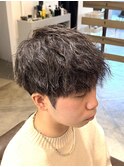 MEN’S HAIR/波巻きツイストスパイラル/リバースセンターパートO