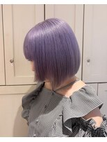 ベレーザ 渋谷(BELEZA)&nbsp;18175ラベンダーダークパープルレイヤーボブアンブレラカラー