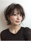 白髪ぼかし脱白髪染め似合わせカット40代50代60代