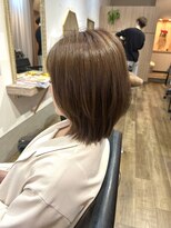 ナチュラルスポット(Natural Spot)&nbsp;レイヤーボブ×オリーブベージュ