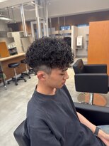 ルースト 南堀江店(ROOST) 刈り上げセンターパート/波巻きツイストスパイラル/南堀江