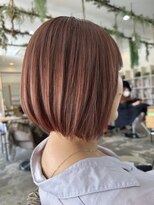 ボンドヘアステージ 良福寺店(BOND hair stage)&nbsp;秋色ボブ♪くすみピンクバイオレットで印象チェンジ