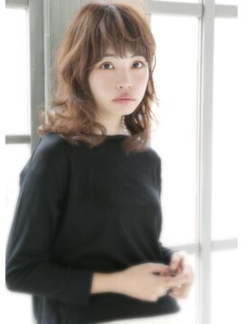 シャンプー 本店(SHAMPOO) ルーズ巻きミディ