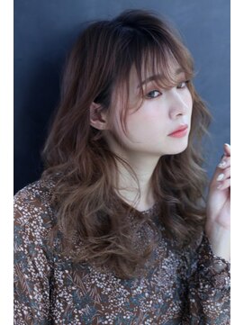 モダ(MoDa) 大人抜け感ロング/20代30代40代/小顔/簡単スタイリング/