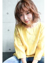 ラフィスヘアー ファン 池袋店(La fith hair fun)&nbsp;【La fith】シースルーバング×ふんわりボブ