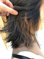 ビヨンドイー(beyond E)&nbsp;インナーカラーミルクティーベージュボブ