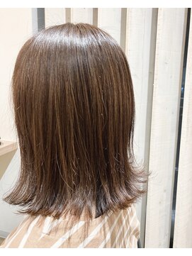 ロッコ 深谷店(ROCCO) #ベージュブラウン#N.カラー#トリートメント#外はねボブ