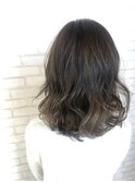 ミルクティベージュ/20代30代/ナチュラル/エアリーボブ/丸み
