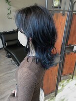 コース(CORS)&nbsp;【CORS高崎】ウルフレイヤー　ミディアム　韓国　ネイビーブルー