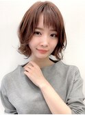 レイヤー×外ハネ