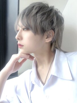 アイティーバイアルバム 八王子店(IT by ALBUM) メンズソフトウルフ_くびれヘアビタミンカラー_98108