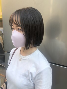 グランドライン(GRAND LINE) 愛され艶々ボブ 透明感ボブ　アッシュブラック