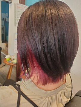 高槻パラゴン ピンクインナーカラー☆