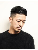 レンゲン(LENGEN)&nbsp;メンズかき上げニュアンスマッシュサイドパート韓国マッシュ