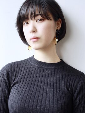 モリオフロムロンドン 松戸店(Morio from London) 【松戸　ムラマツ】大人かわいい前髪あり黒髪ショートボブ