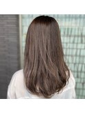 イルミナカラースターダストでグレージュに♪
