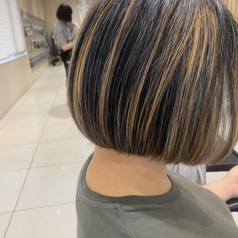 ボブ：L165811300｜ヘアアンドビューティー クアトロ 戸祭店(QUATRO)の