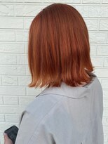 アンジュ 篠ノ井店(ange) オレンジカラーのこなれミディ
