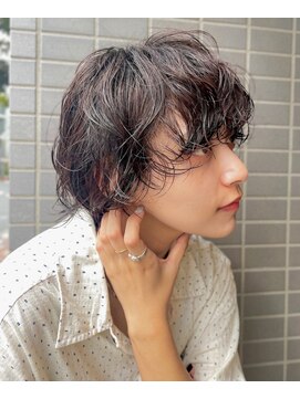 フラミンゴバイカーニバル 江古田(Flamingo by carnival) 《 mina 》カジュアルニュアンスパーマショートボブ髪質改善