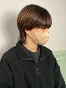 フラッシュパック(FLASH PACK) シースルーマッシュウルフ韓国ヘア韓国ウルフ