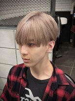 ビンゴ(BINGO)&nbsp;1163ハイライトグレージュハイトーンカラー刈り上げ短髪ショート