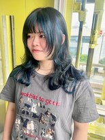 ガルボ ヘアー(garbo hair)&nbsp;ハイトーンデザインカラー高知美容院10代20代