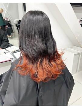 アライブ キチジョウジ(ALIVE Kichijoji) 【ALIVE吉祥寺】オレンジブラウングラデーションカラー