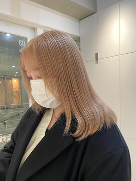 ガリカ シーム(Gallica/SEAM) 【川辺晴加】顔まわりレイヤー/ブロンドミルクティー/ハイトーン