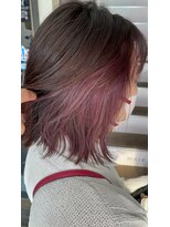 アヴァンス 天王寺店(AVANCE.) インナーカラー×ピンクパープル