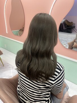 ガーランド(Girland) 【girland】オリーブカラー/韓国風/レイヤーカット