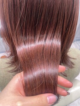 フォンド 津田沼(fond.) 黒髪/グレーベージュ/レイヤーロング/前髪パーマ/津田沼