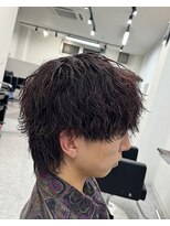 ブライト(BRIGHT)&nbsp;［BRIGHT］マッシュウルフ×波巻きパーマ［静岡/メンズ/静岡駅］