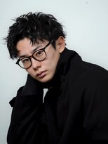 アルファ 新宿(alpha)&nbsp;【alpha 新宿】スパイラルパーマ×アップバング［新宿メンズ］