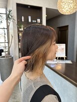 アールトゥーヘアー(art To Hair)&nbsp;インナーカラー/ベージュカラー/イヤリングカラー