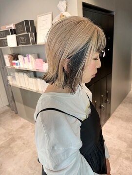 ポノ(po_no) インナーカラー　ブラック