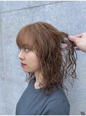 ロングボブパーマ