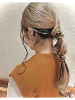 パッション 長町南店(PASSION)&nbsp;タイトローポニー艶感アレンジ