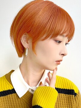 セイドット オモテサンドウ(Say. omotesando) say.ショートカットハイトーンカラーアースカラーオレンジカラー