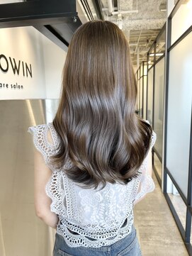 サロウィン 池袋(SALOWIN) オリーブベージュ × 美髪縮毛矯正 × 髪質改善 #242