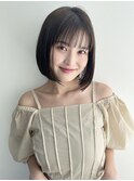 簡単まとまる◎ミニマム小顔ボブ*前髪ありボブ*大人ボブ*丸顔